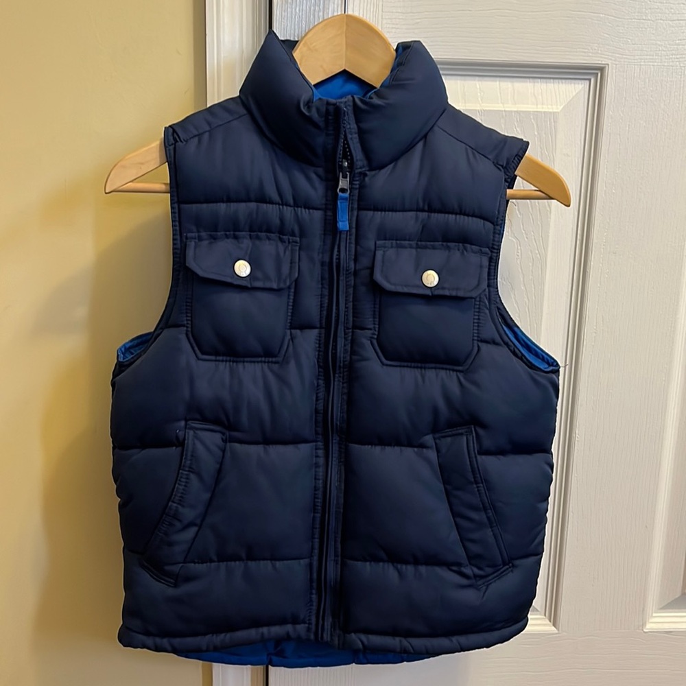 barely worn, Gap kids vest, Reversible